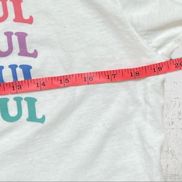 Miken Flow Cropped Grateful Graphic Short Sleeve T Shirt Size Medium - Picture 7 of 10